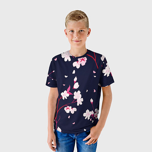 Детская футболка Сакура / 3D-принт – фото 3