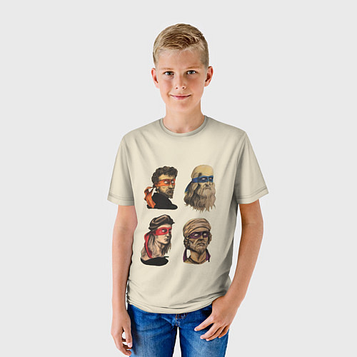Детская футболка Настоящие Черепашки / 3D-принт – фото 3