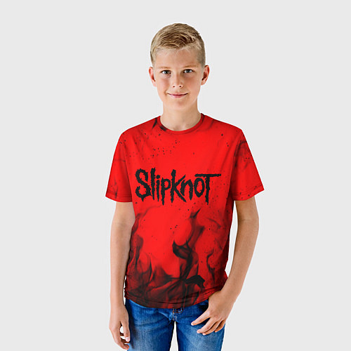 Детская футболка SLIPKNOT / 3D-принт – фото 3