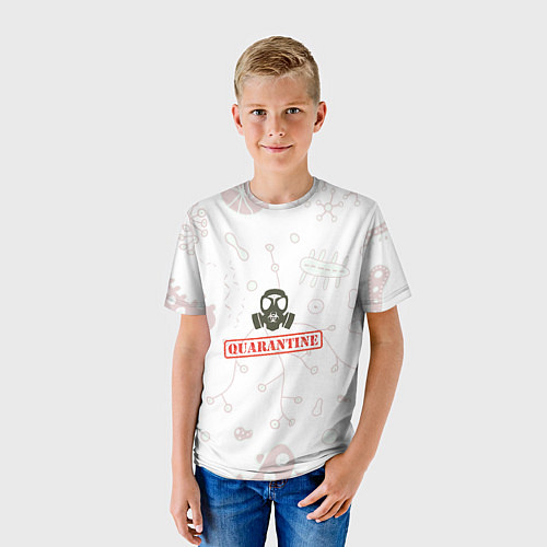 Детская футболка Quarantine / 3D-принт – фото 3