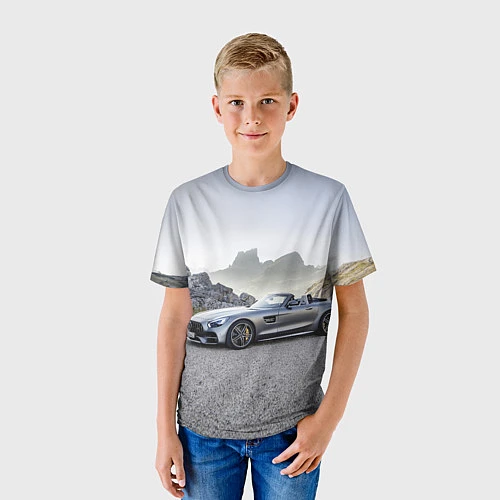 Детская футболка Mercedes V8 Biturbo / 3D-принт – фото 3