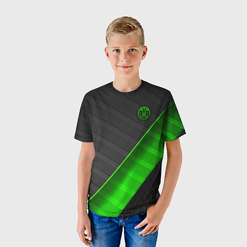 Детская футболка FC Borussia / 3D-принт – фото 3