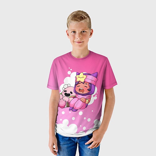 Детская футболка Бравл Старс Сэнди / 3D-принт – фото 3
