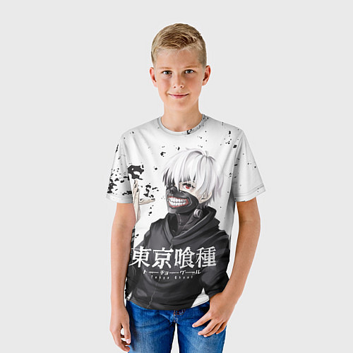 Детская футболка Токийский гуль / 3D-принт – фото 3