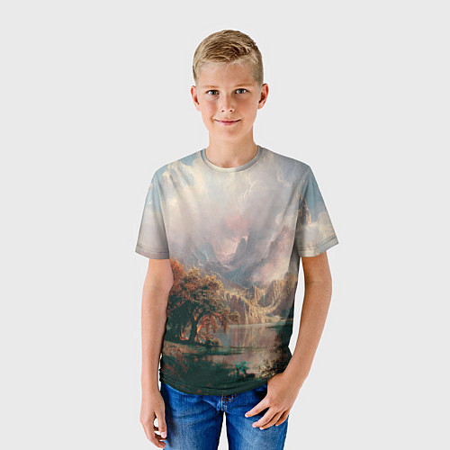 Детская футболка Rocky Mountain / 3D-принт – фото 3