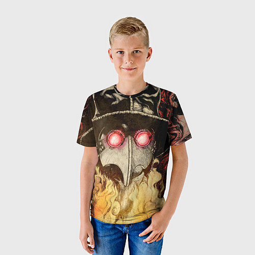 Детская футболка Чумной доктор Мор / 3D-принт – фото 3