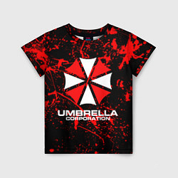 Футболка детская Umbrella Corporation, цвет: 3D-принт