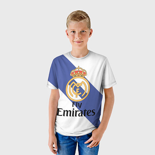 Детская футболка Реал / 3D-принт – фото 3