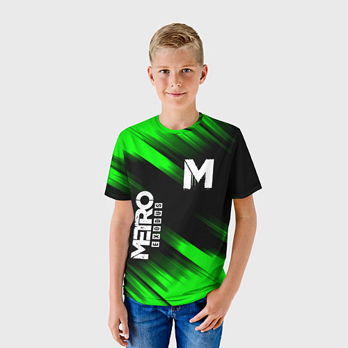 Детская футболка METRO EXODUS / 3D-принт – фото 3