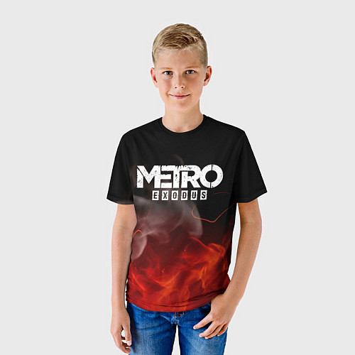 Детская футболка METRO EXODUS / 3D-принт – фото 3