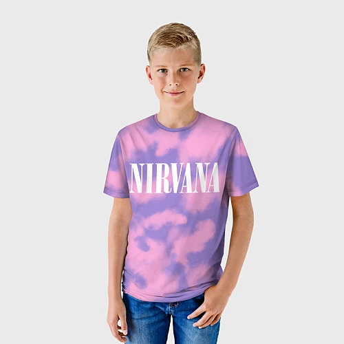 Детская футболка NIRVANA / 3D-принт – фото 3