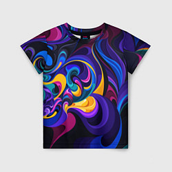 Футболка детская ABSTRACT COLOR, цвет: 3D-принт