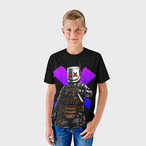Детская футболка MARSHMELLO KILLER / 3D-принт – фото 3