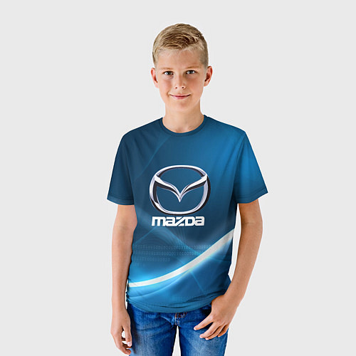 Детская футболка MAZDA / 3D-принт – фото 3