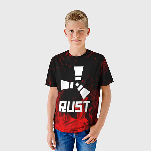 Детская футболка RUST / 3D-принт – фото 3