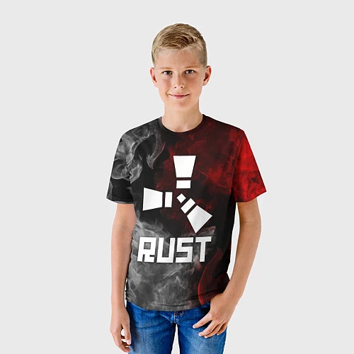 Детская футболка RUST / 3D-принт – фото 3