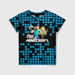 Футболка детская Minecraft, цвет: 3D-принт