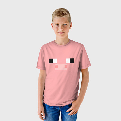 Детская футболка Minecraft Pig / 3D-принт – фото 3