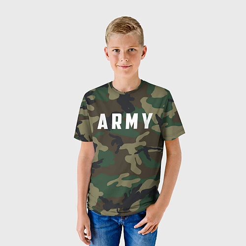 Детская футболка ARMY / 3D-принт – фото 3