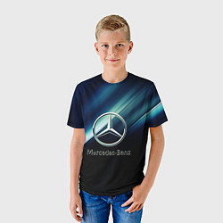 Футболка детская Mercedes, цвет: 3D-принт — фото 2