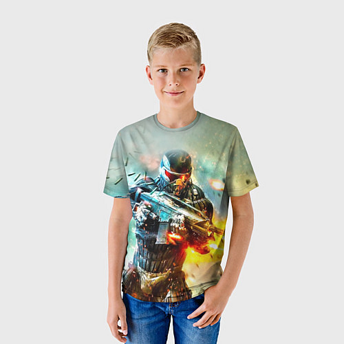 Детская футболка CRYSIS / 3D-принт – фото 3