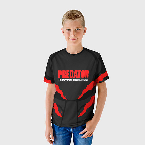 Детская футболка PREDATOR:HUNTING GROUNDS / 3D-принт – фото 3