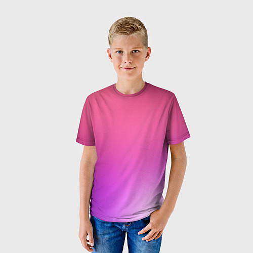 Детская футболка Нежный цвет / 3D-принт – фото 3
