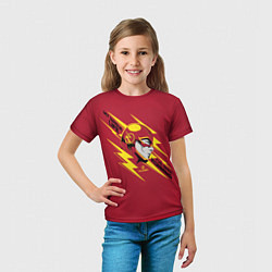 Футболка детская The Flash, цвет: 3D-принт — фото 2