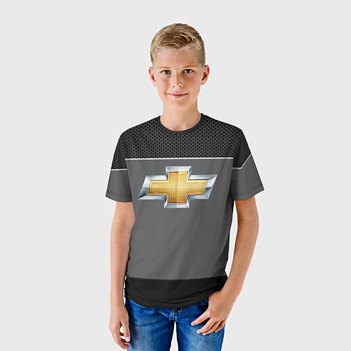 Детская футболка CHEVROLET / 3D-принт – фото 3