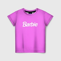 Футболка детская Barbie, цвет: 3D-принт