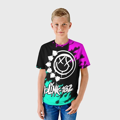 Детская футболка Blink-182 5 / 3D-принт – фото 3