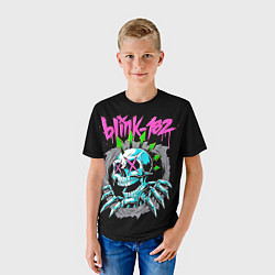 Футболка детская Blink-182 8, цвет: 3D-принт — фото 2