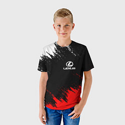 Футболка детская LEXUS, цвет: 3D-принт — фото 2