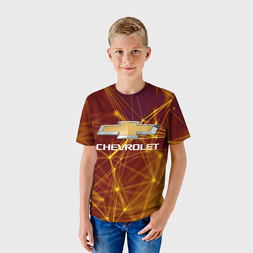 Детская футболка Chevrolet / 3D-принт – фото 3