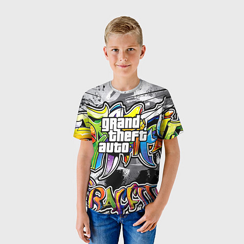 Детская футболка GTA / 3D-принт – фото 3