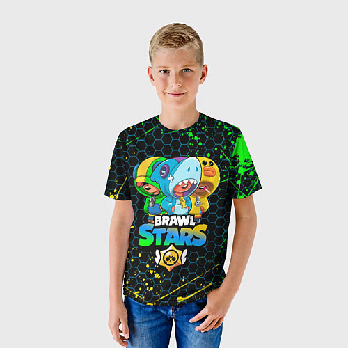 Детская футболка BRAWL STARS LEON SKINS / 3D-принт – фото 3