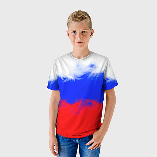 Детская футболка Россия / 3D-принт – фото 3