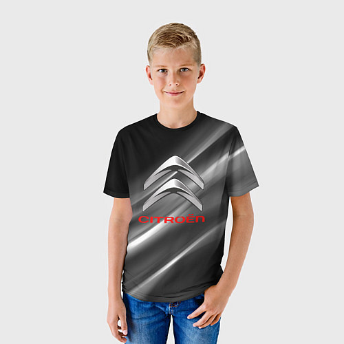 Детская футболка CITROEN / 3D-принт – фото 3
