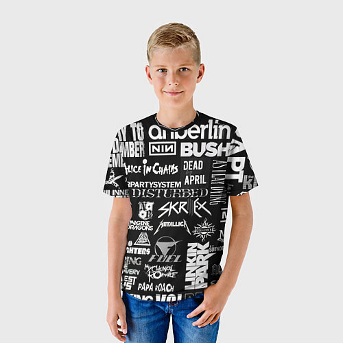 Детская футболка Рок группы / 3D-принт – фото 3