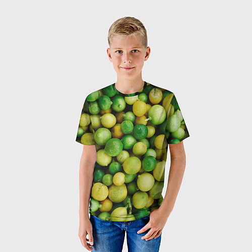 Детская футболка Цытрусы / 3D-принт – фото 3