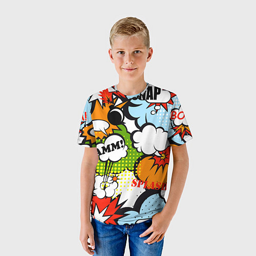 Детская футболка COMICS ART / 3D-принт – фото 3