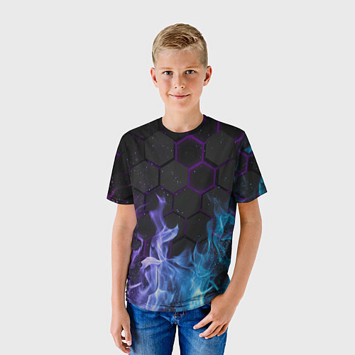Детская футболка Fire / 3D-принт – фото 3