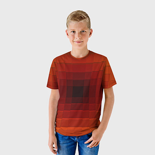 Детская футболка Оптическая иллюзия / 3D-принт – фото 3