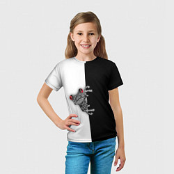 Футболка детская Лягуха, цвет: 3D-принт — фото 2