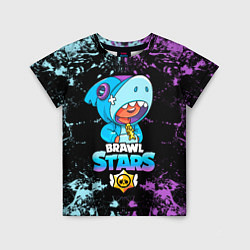 Футболка детская Brawl Stars Leon Shark, цвет: 3D-принт