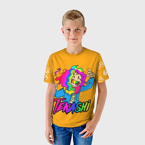 Детская футболка 6IX9INE / 3D-принт – фото 3