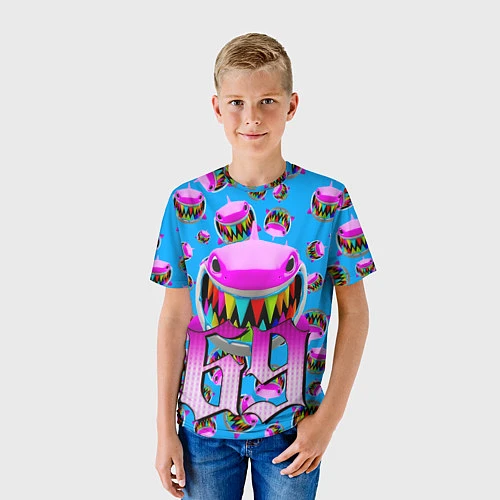 Детская футболка 6IX9INE GOOBA / 3D-принт – фото 3