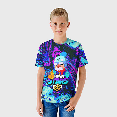 Детская футболка BRAWL STARS GALE / 3D-принт – фото 3