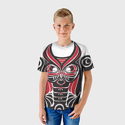 Футболка детская Птица, цвет: 3D-принт — фото 2