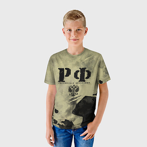 Детская футболка РФ / 3D-принт – фото 3